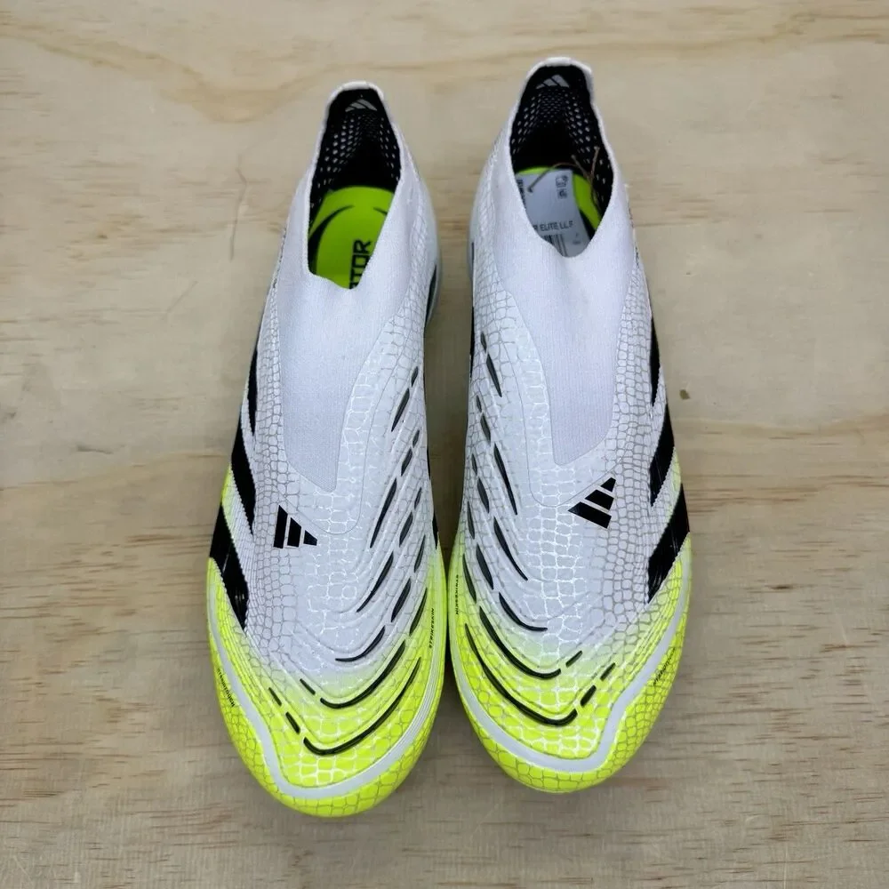 NEW Adidas Predator Elite LL Laceless FG Soccer Cleats Mens Sz 12.5 JI1075
